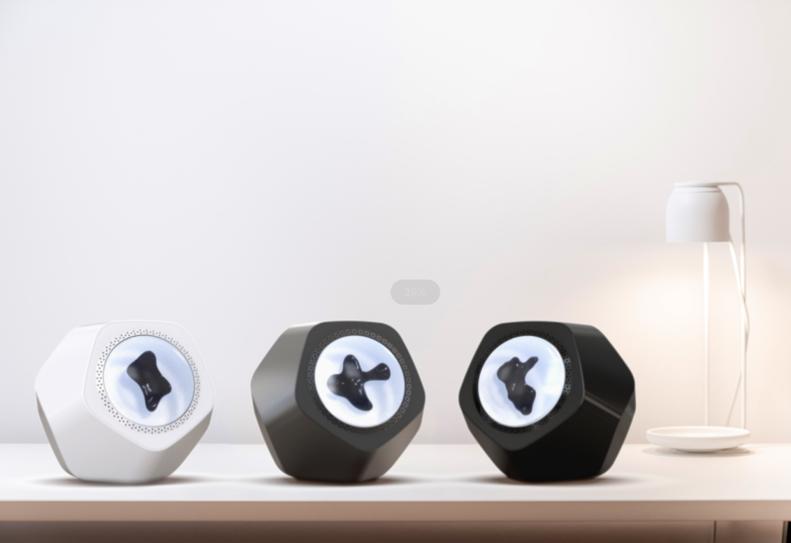 Magnetic Fluid Music Rhythm Lamp | Ferrofluid Desktop Speakers & Sound Visualizer | Creative Gift for Friends 2025