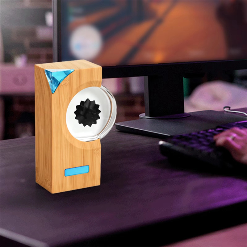 Dancing Ferrofluid Music Rhythm Lamp | Magnetic Sound Visualizer & Desk Toy | Relaxing Ferrofluid Display for Home & Office