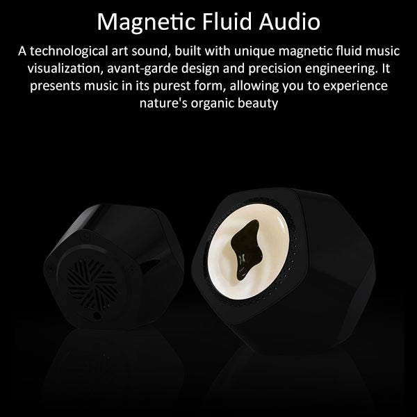 Magnetic Fluid Music Rhythm Lamp | Ferrofluid Desktop Speakers & Sound Visualizer | Creative Gift for Friends 2025