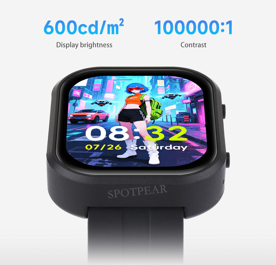 DeepSeek AI Watch with Voice Chat ESP32-S3 Development Board | 2.06-inch AMOLED 410×502 Touchscreen Smart Programmable Watch DIY Kit