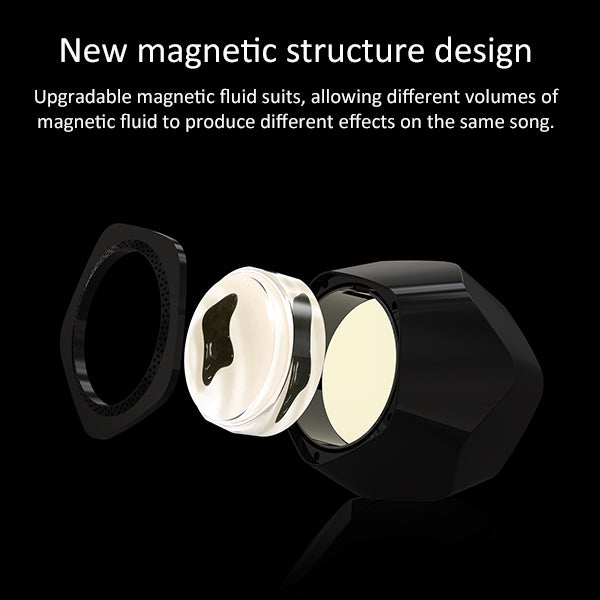 Magnetic Fluid Music Rhythm Lamp | Ferrofluid Desktop Speakers & Sound Visualizer | Creative Gift for Friends 2025